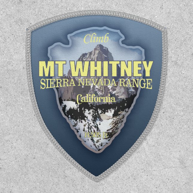 Mt Whitney (arrowhead)  Patch (Front)