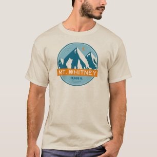 Mt. Whitney California Stars Moon T-Shirt