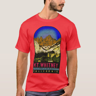Mt Whitney California vintage decal Classic T-Shirt