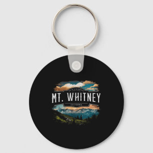 Mt. Whitney Mountains California Hiking Outdoors V Keychain