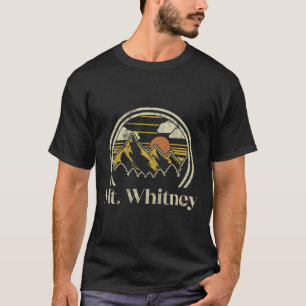 Mt. Whitney Mountains California Hiking Outdoors V T-Shirt