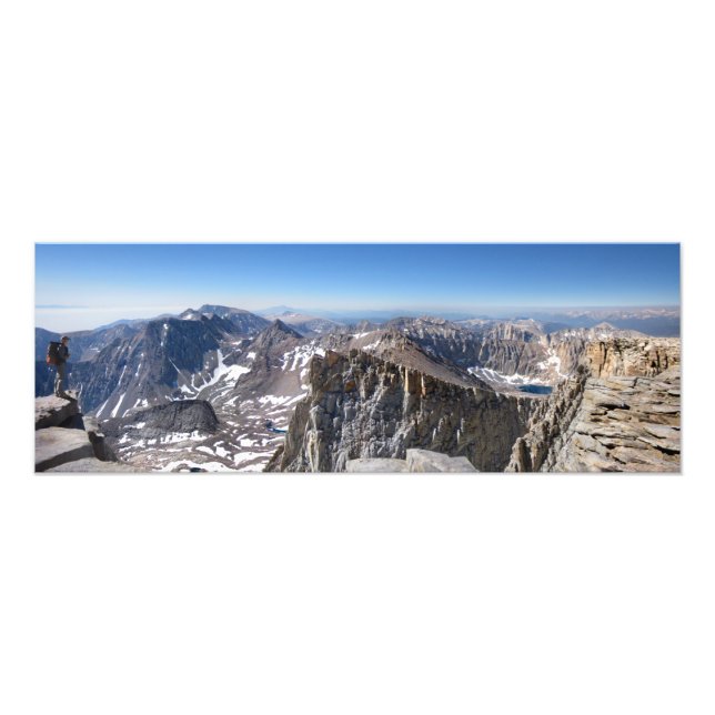 Mt Whitney Summit - John Muir Trail - Sierra Photo Print (Front)