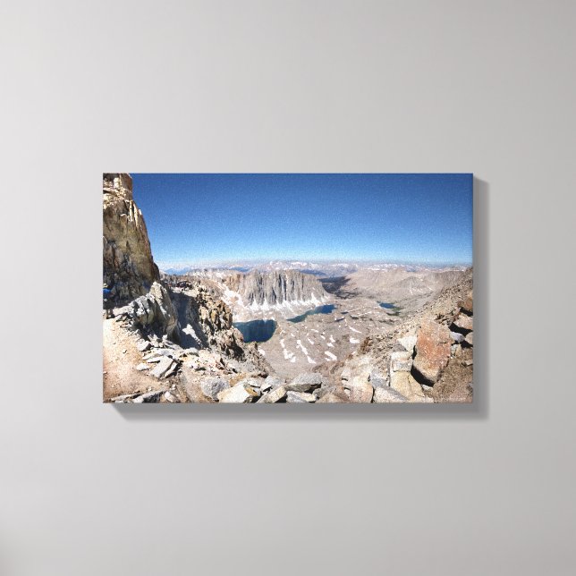 Mt Whitney Trail Junction John Muir Trail Canvas Print (Front)