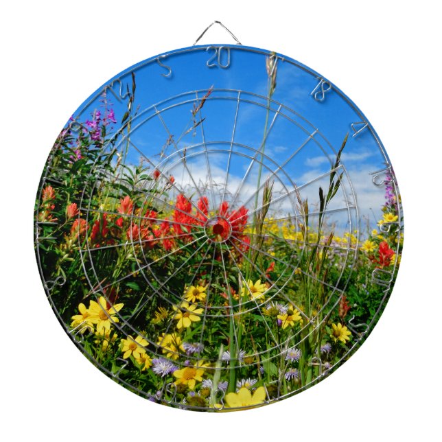 Mt. Wildflowers Dart Board (Front)
