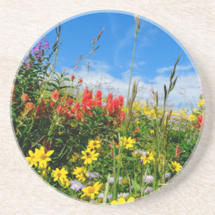 Mt. Wildflowers Drink Coaster