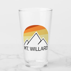 Mt. Willard New Hampshire Retro Glass
