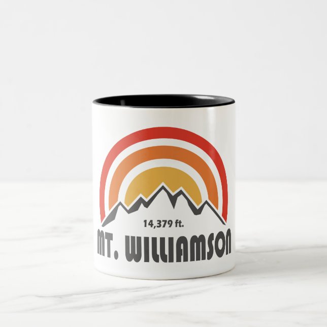 Mt. Williamson California Two-Tone Coffee Mug (Center)
