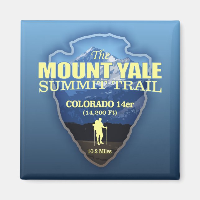Mt Yale ST (arrowhead) Magnet (Front)