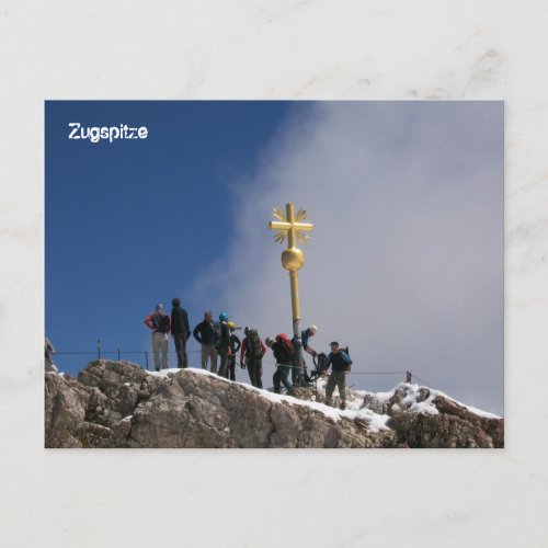 Mt Zugspitze Postcard