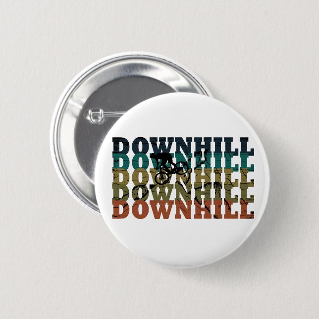 MTB Downhill Mountain Bike Button (Front & Back)