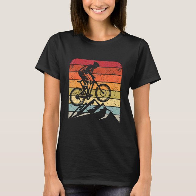 Mtb Downhill Mountain Bike T-Shirt (Front)