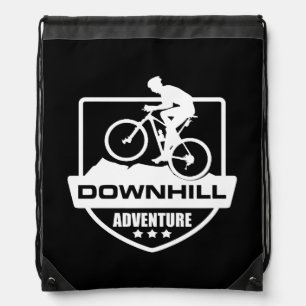 Mtb Downhill Mountain Biking Drawstring Bag