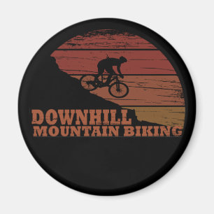 MTB Downhill Mountain Biking Magnet