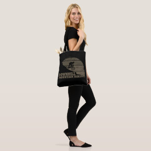MTB Downhill Mountain Biking Tote Bag