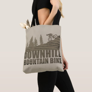 MTB Downhill Mountain Biking Tote Bag