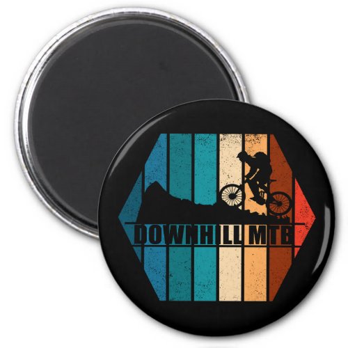 Mtb downhill mountain biking vintage magnet
