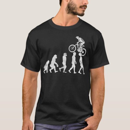 MTB Evolution Lustiges Mountainbike BMX Geschenk T_Shirt