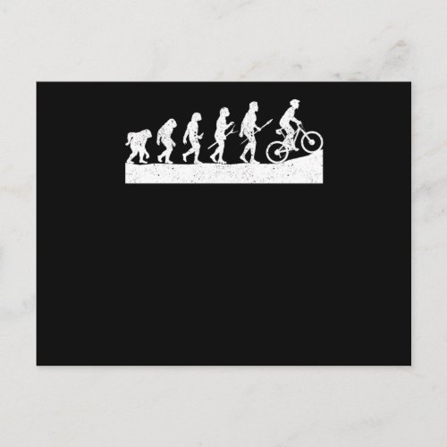 MTB Evolution Ride Mountain Bike Bicycle Sport Postcard