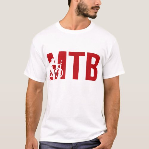MTB for Cycling Downhill and Mountain Bike Fans T_Shirt