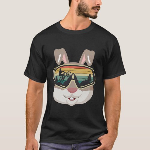 Mtb For Easter Mountain Bike Bunny T_Shirt