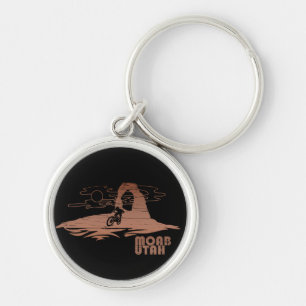 Mtb Moab - Utah Mountain biking Keychain