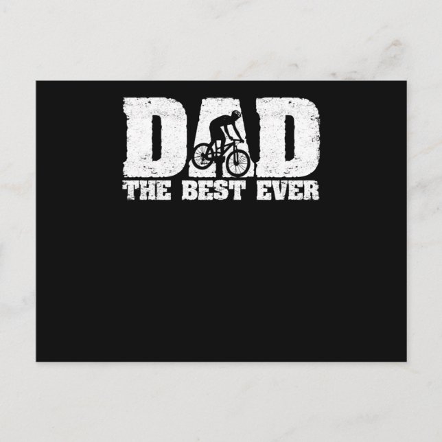 MTB Mountain Bike Bikers Father's Day Ride Dad The Postcard (Front)