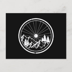 MTB Mountain Bike Trail Postcard