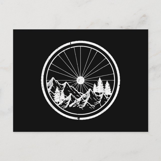 MTB Mountain Bike Trail Postcard (Front)