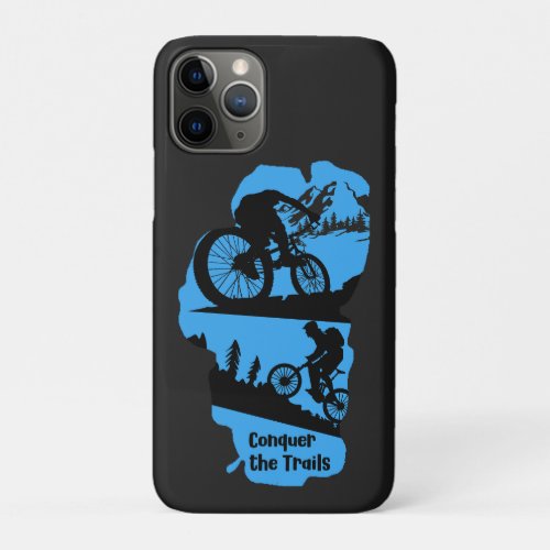 MTB Mountain Bike Trails Lake Tahoe California iPhone 11 Pro Case