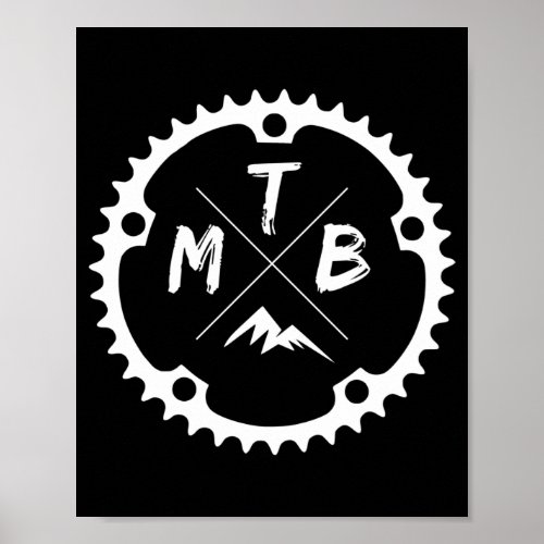 MTB Mountain Biking  Cycling Hoodie Love your Poster