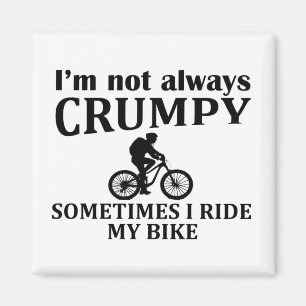 MTB Mountain Biking Humor Funny Cycling Quote Magnet