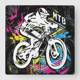MTB Mountainbike - Mountain Biker MTB Wall Clock