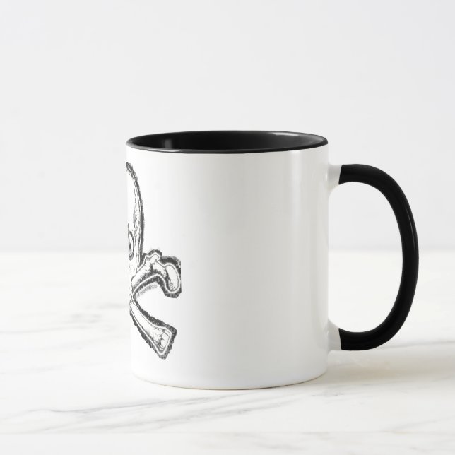 MTB Skull Mug (Right)