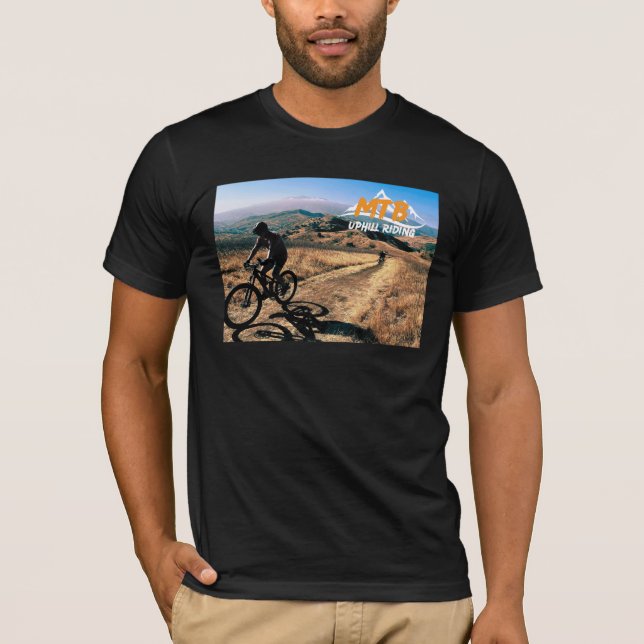 MTB Uphill Riding 2 T-Shirt (Front)