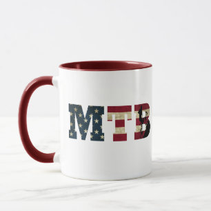 Mtb US American flag vintage Mug
