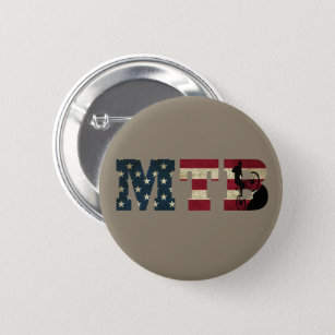 mtb us american vintage flag button