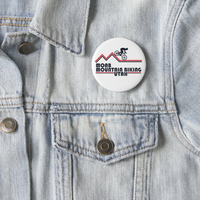 Mtb Utah - Moab Mountain Biking Button (In Situ)