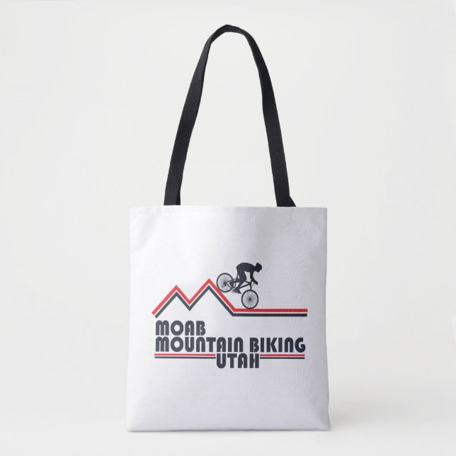 Mtb Utah - Moab Mountain Biking Tote Bag (Front)
