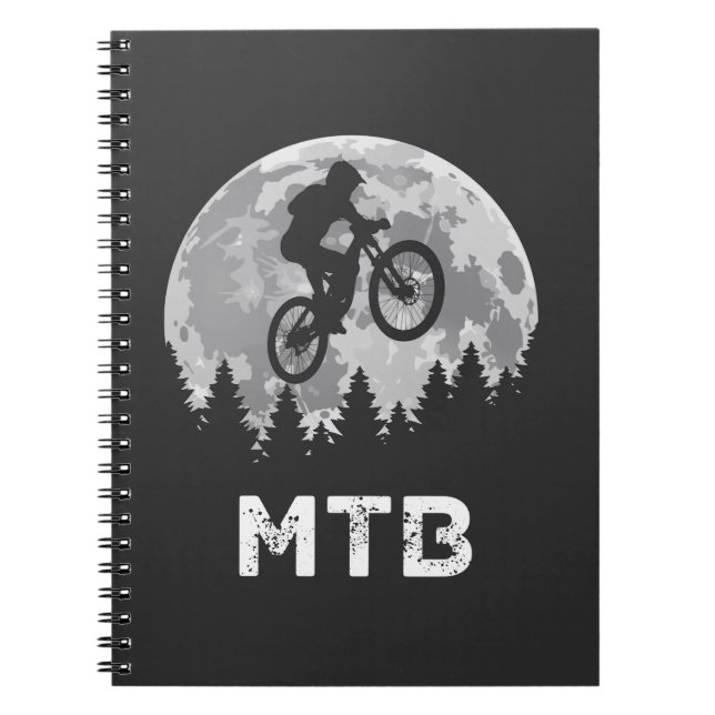 MTB vintage Mountain Biking  Notebook (Front)