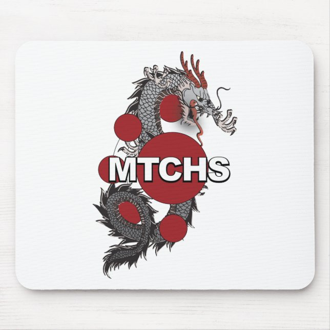 MTCHS Dragon Logo Mouse Pad (Front)