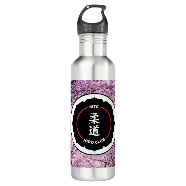 MTG Judo Club Cherry Blossom Water Bottle (Front)