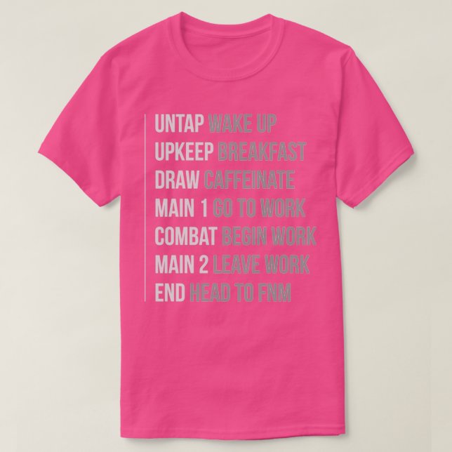 MTG Phases of Life T-Shirt (Design Front)