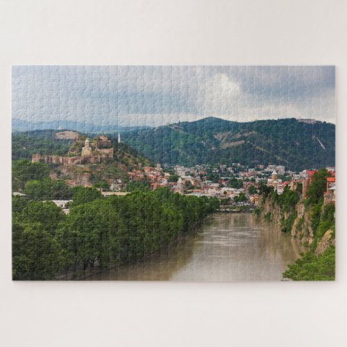Mtkvari River Flowing Tbilisi Jigsaw Puzzle