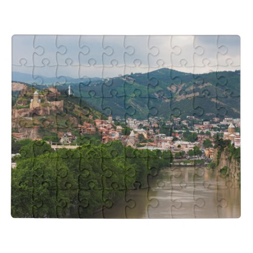 Mtkvari River Flowing Tbilisi Jigsaw Puzzle