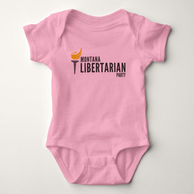 MTLP Official Pink One-sie Baby Bodysuit (Front)