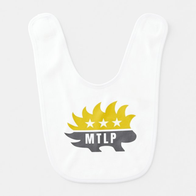 MTLP Porcy Baby Bib (Front)