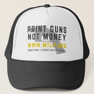 MTLP Print Guns Not Money Trucker hat