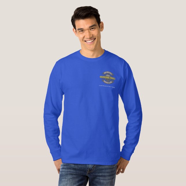 MTMRC Men's Blue Long Sleeved T-Shirt (Front Full)