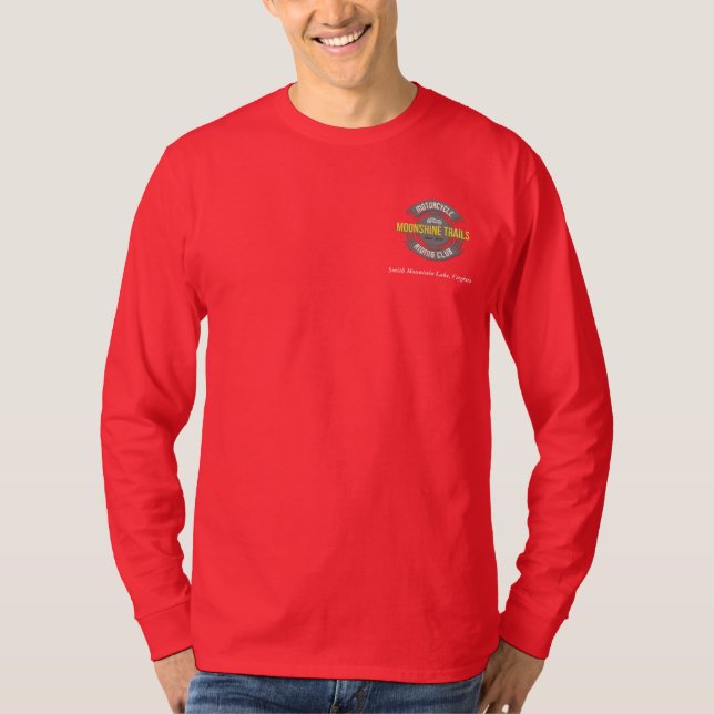 MTMRC Men's Long Sleeved T-Shirt, Red T-Shirt (Front)