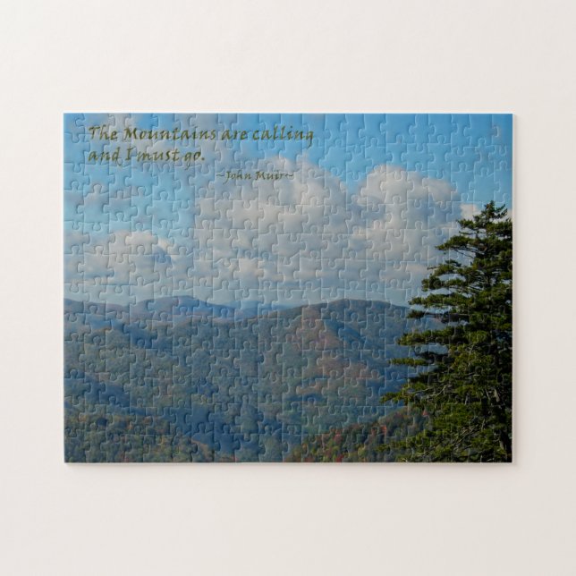 Mtns are calling… / Smoky Mtns Jigsaw Puzzle (Horizontal)